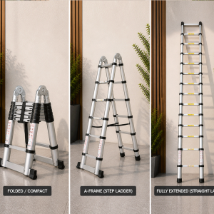 Telescopic ladder JTL 09 (2.8Mtrs + 2.8Mtrs)